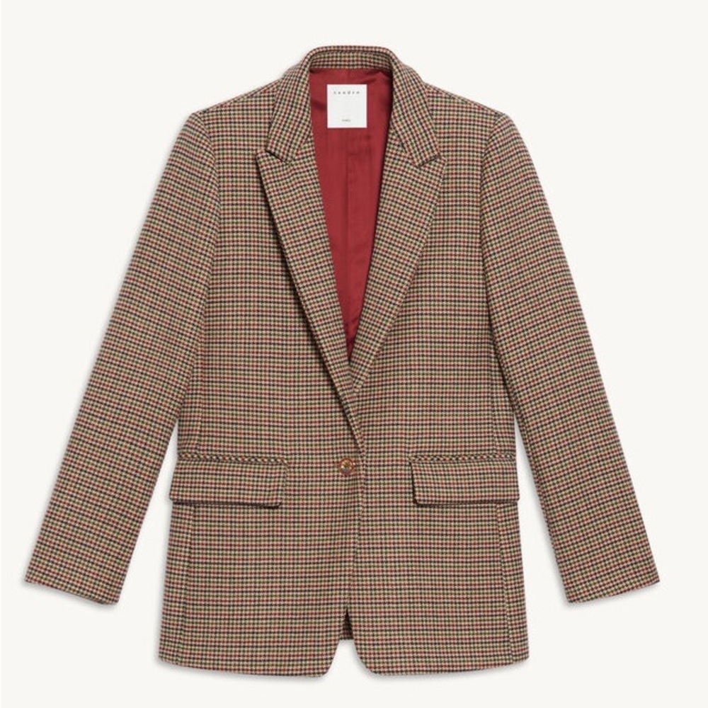 Sandro Houndstooth Blazer Jacket - NWT